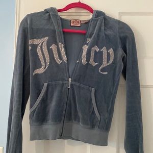 Juicy couture bling zip up